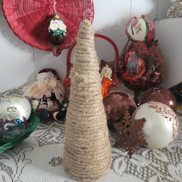 Christmas Tree Jute Twine Set of 2 - Picture 5 of 16